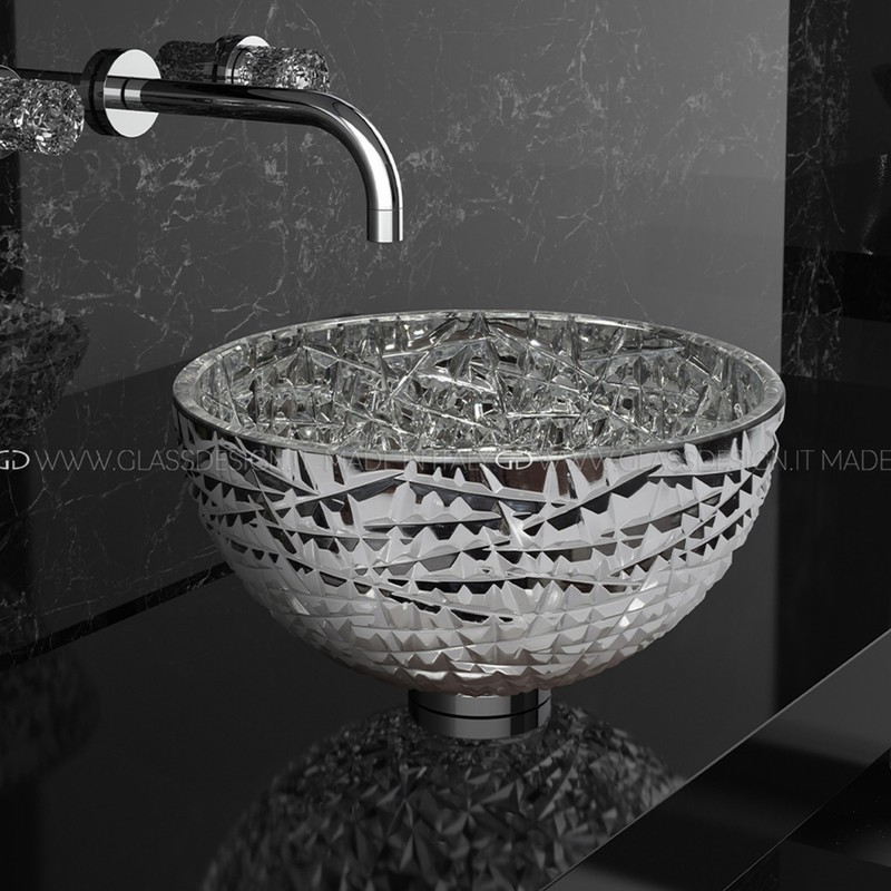 GLASS DESIGN ICE 34 LUX LAVABO