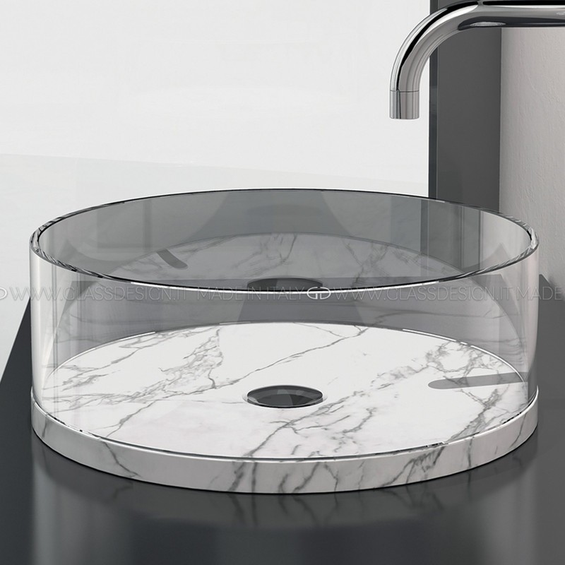 GLASS DESIGN XTREME MARBLE SMALL LAVABO