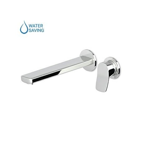 ZUCCHETTI BRIM MIX BUILT-IN SINGLE LEVER FOR WASHBASIN SPOUT W. 225 mm TWO HOLES WITH AERATOR