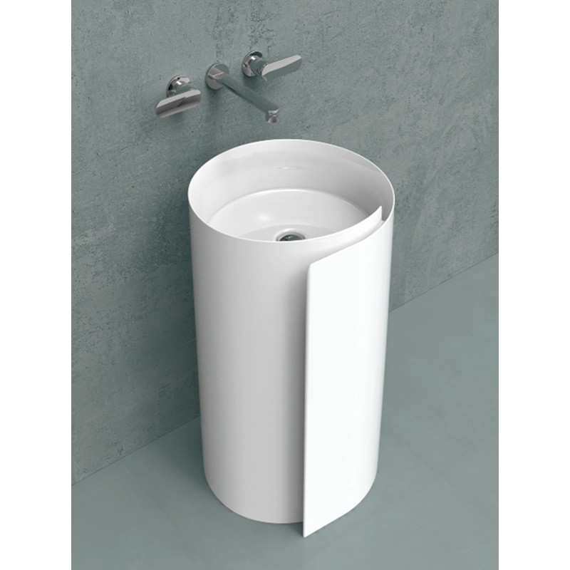 FLAMINIA MONOROLL LAVABO FREESTANDING A PARETE