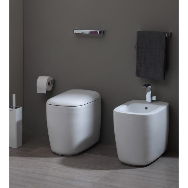 FLAMINIA MONÒ SET VASO C/COPRIWC CHIUSURA TRADIZIONALE + BIDET