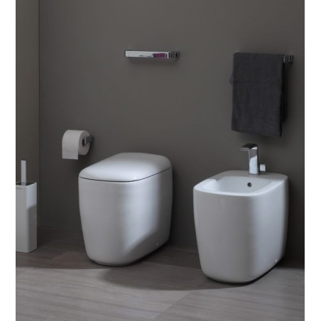 FLAMINIA MONÒ SET VASO C/COPRIWC CHIUSURA TRADIZIONALE + BIDET